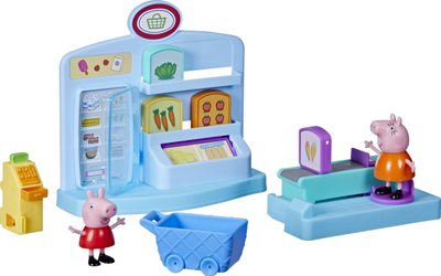 Set lodrash Peppa Pig Everyday Experiences, figura dhe skena loje, shumëngjyrësh