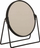 Pasqyrë bozhure 5five Simply Smart, për tavolinë, paloset, 17 cm, e zezë