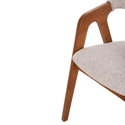 Karrige ngrënieje Enor 53×59×81 Hcm (HM18020.01), bezhë
