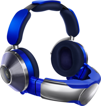 Kufje me rrip koke Dyson Zone, me kabllo edhe pa tela, Bluetooth, blu