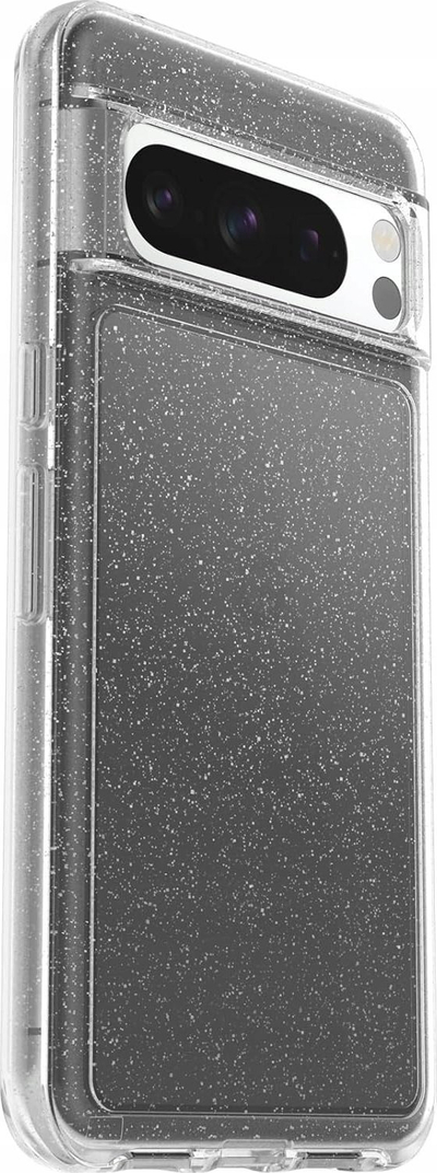 Kapak telefoni OtterBox Symmetry Clear për Pixel 8 Pro, transparent, Stardust