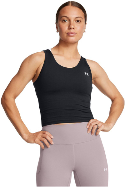 Спортска маица без ракави Under Armour Motion Women, лесна ткаенина, брзо сушење, црна
