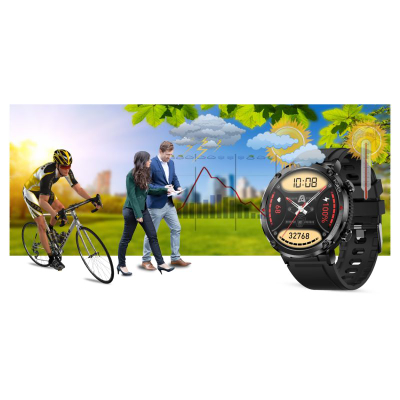 Orë e zgjuar Gravity GT21-1+, ekran 1.6", IP67, e zezë