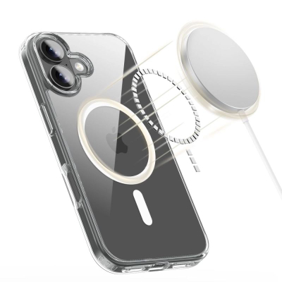 Kapak telefoni Tech-Protect FlexAir Hybrid MagSafe për iPhone 17, transparent, me MagSafe
