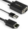 Kabull adaptor Startech VGA në HDMI, 1080p, 2m, i zi