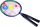 Set badminton Enero Short, raketa 46cm, për fëmijë, shumëngjyrësh