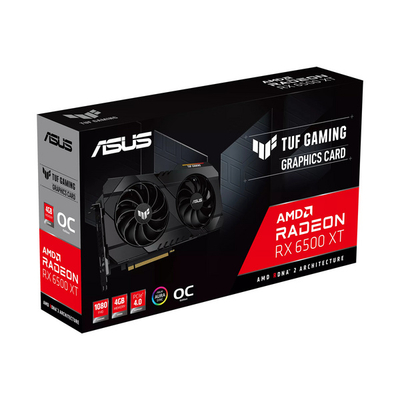 Kartelë grafike ASUS TUF Gaming Radeon RX 6500 XT OC Edition AMD 4 GB GDDR6