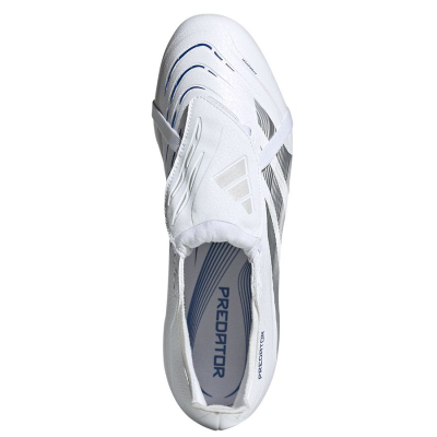 Këpucë futbolli Adidas Predator League FG MG ID1321, Controlplate, të bardha royal