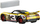 Lodër makinë metalike Disney Cars Nascar DC, 1:55, me pit stop, shumëngjyrëshe