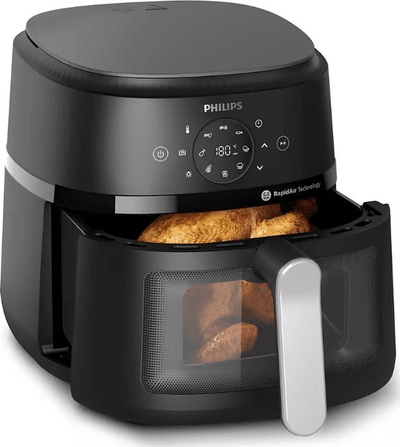 Fritezë ajri Philips 2000 Series NA231/00, 1700W, 6.2L, e zezë