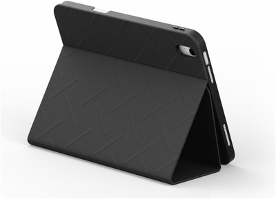 Kuti mbrojtëse Skinarma Juno për iPad 11" A16 2025 dhe iPad 10.9" 10th Gen 2022, mbajtës për Apple Pencil, funksion stand, e zezë