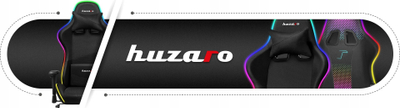 Karrige gaming Huzaro Force 6.3 RGB Mesh, deri 130 kg, me drita RGB, e zezë