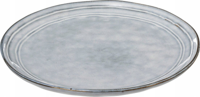 Set pjatash Earthenware Flower Beige, 12 pjesë, për 6 persona, gri