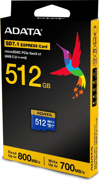Kartë memorie ADATA UD512GEX3L1-C, 512GB, MicroSDXC UHS-II