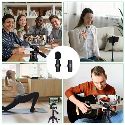 Mikrofon pa tel Zenwire TrueTone K1, lavalier, USB C, i zi