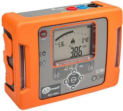 Matës rezistence izolimi Sonel MIC-2501, 2500V, LCD, portokalli