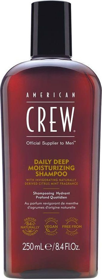 Shampo flokësh American Crew Daily Deep Moisturizing, për hidratim të thellë, 250 ml