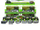 Lodër traktor Farm Truck, metal die cast, me kovë përpara, jeshil gri