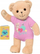 Arush lodër Zapf Creation BABY Born Bear, krahë dhe këmbë të lëvizshme, romper rozë