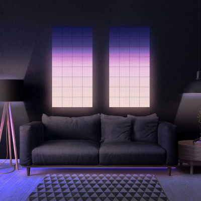 Panele drite smart Twinkly Squares Combo Pack, 6 blloqe me 64 piksel, RGB, shumngjyrëshe
