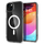 Mbrojtëse për celular Spigen Crystal Hybrid Armor MagFit për iPhone 15, e zezë