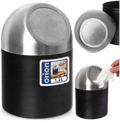 Kosh plehrash për banjo Zone, çelik, 1.2 L, i zi