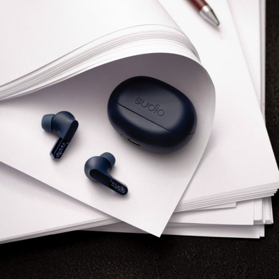 Kufje wireless Sudio N3 Pro, ANC, Bluetooth, blu e errët