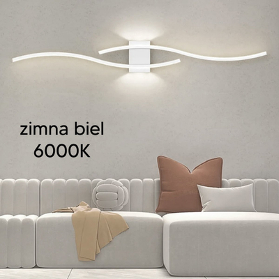 Llambë muri LED ZD150, 60cm, 24W 6000K, e bardhë