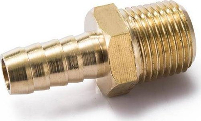 Lidhës bronzi për zorrë, 1/2" në 12mm, ngjyrë bronzi
