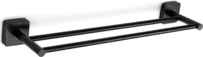 Mbajtës peshqiri dopjo KARAG QUATTRO 4252 55, 50cm, metal, i zi matte