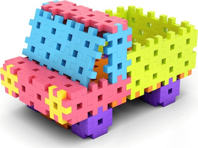 Lodra me ndërtime Meli Basic Blocks, 1200 copë, shumëngjyrëshe