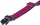 Qafore stofi për qen të mëdhenj XXL, 45-78 cm, e rregullueshme, ngjyrë burgundy