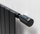 Termostat radiatori inteligjent Homematic IP Evo, kontroll përmes aplikacionit, anthracite