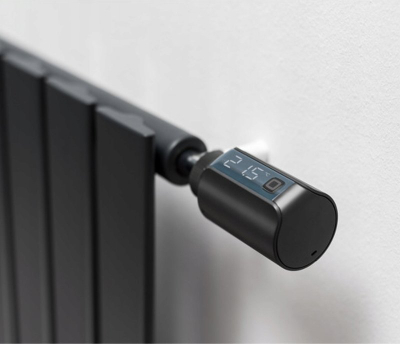 Termostat radiatori inteligjent Homematic IP Evo, kontroll përmes aplikacionit, anthracite