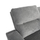 Divan qoshe me recliner SYNTHIA HM3308.03R, 246x159cm, me hapësirë ruajtjeje, gri