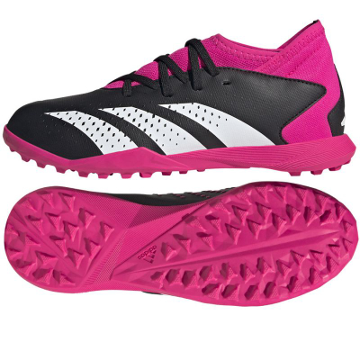 Atlete futbolli për bar sintetik Adidas Predator Accuracy.3 për kalamaj, të zeza