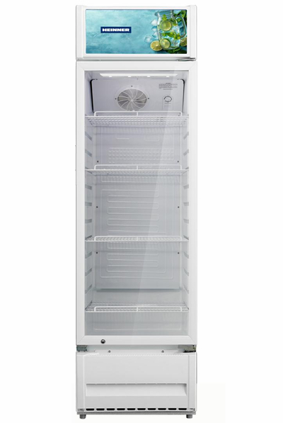 Vitrinë frigoriferike Heinner HSC-M265WHB, 265L, 4 rafte xhami, e bardhë