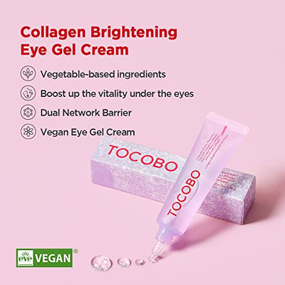 Krem xhel për sy Tocobo Collagen Brightening Eye Gel Cream, kolagjen bimor, 30ml, lejla