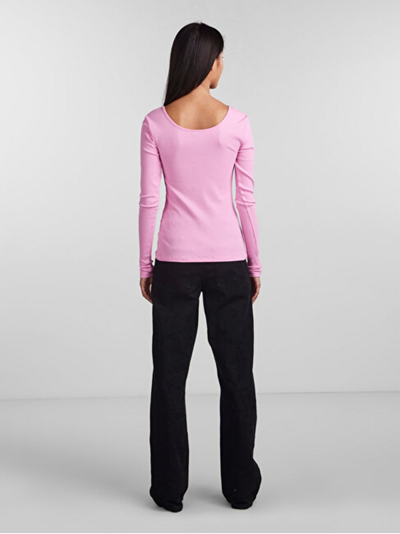 Bluzë Pieces PCKITTE Slim Fit 17101437, rozë