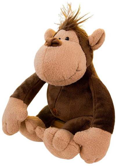 Kukull pelushi Mascot Cuddly Monkey, 25cm, kafe