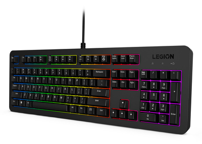 Kombinim tastjere dhe mi Lenovo Legion KM310, RGB, me kabllo, i zi