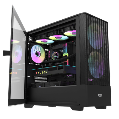 Kasë Darkflash DK415M, M-ATX, e zezë