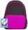 Çantë shpine PixieCrew Backpack, panel silikoni me pixela, për kalamaj, e zezë fuchsia