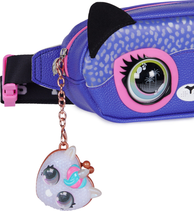 Привезок за чанта Purse Pets Luxey Charms, 1 парче, со тајно огледало, во повеќе бои