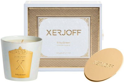 Qiri aromatik Xerjoff SilkyGreen, 200 g, unisex, enë porcelani e bardhë