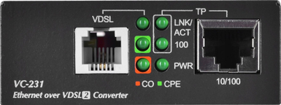 Konvertor Ethernet në VDSL2 Planet VC-231, 100/100 Mbps, profil 30a