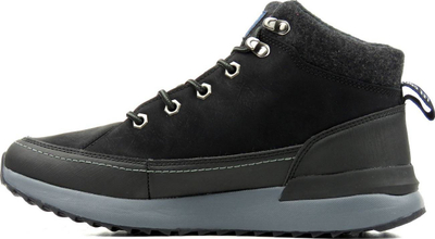 Këpucë sportive për burra Lee Cooper, me lidhëse, me qafë të lartë, të zeza