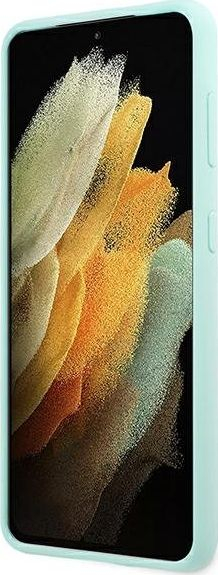 Mbrojtëse telefoni Guess GUHCS21MLSLMGLB për Samsung Galaxy S21 Plus, silikon blu