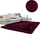 Tapet Shaggy Premium, i Trashë dhe Super i Butë – Living Room, 160 × 220 cm, Wine Red
