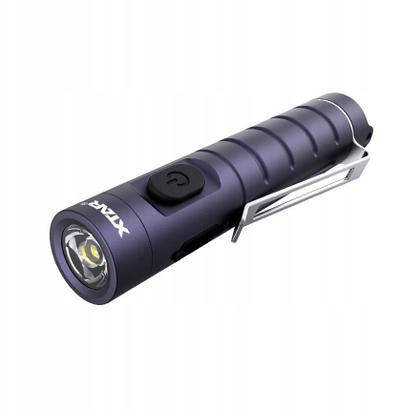 Elektrik dore XTAR T2, 650 lumens, USB C, i zi